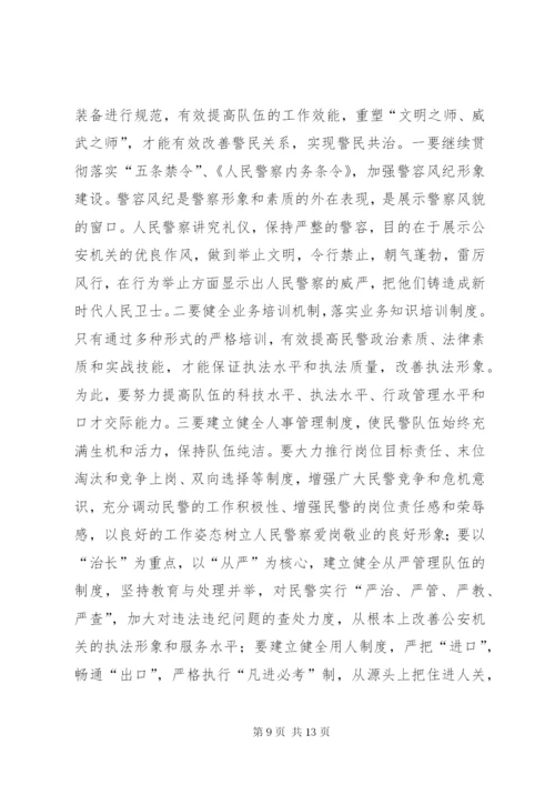 关于警察形象建设的思考.docx