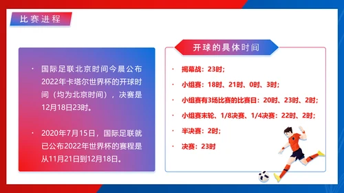 足球世界杯足球比赛球赛PPT模板