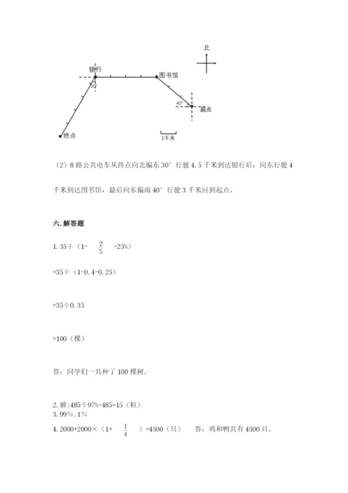 小学数学六年级上册期末考试试卷【考试直接用】.docx