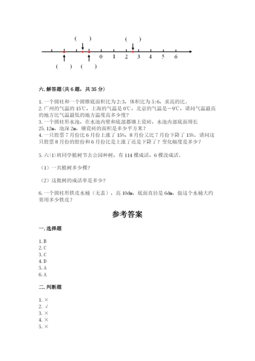 三门峡市小升初数学测试卷精编.docx