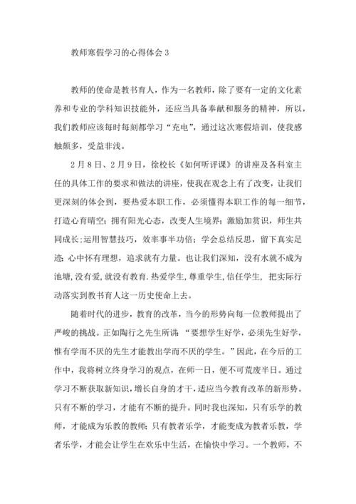 教师寒假学习的心得体会.docx