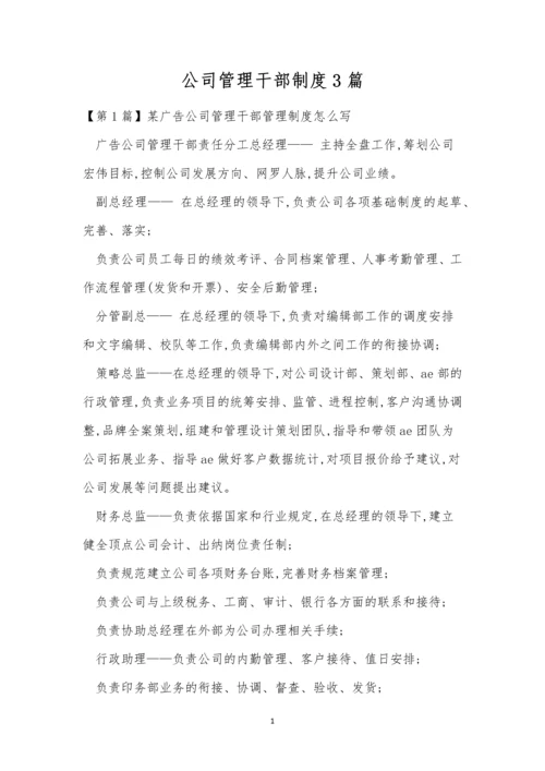 公司管理干部制度3篇.docx