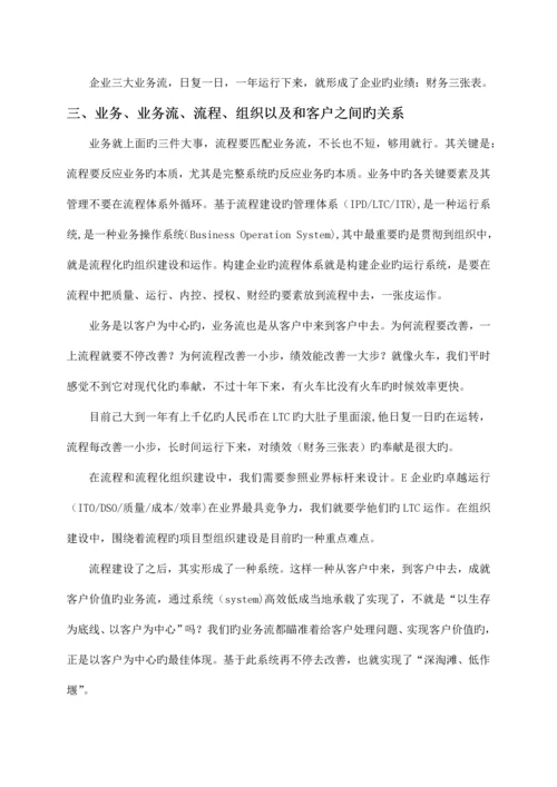 企业管理的目标是流程化组织建设.docx