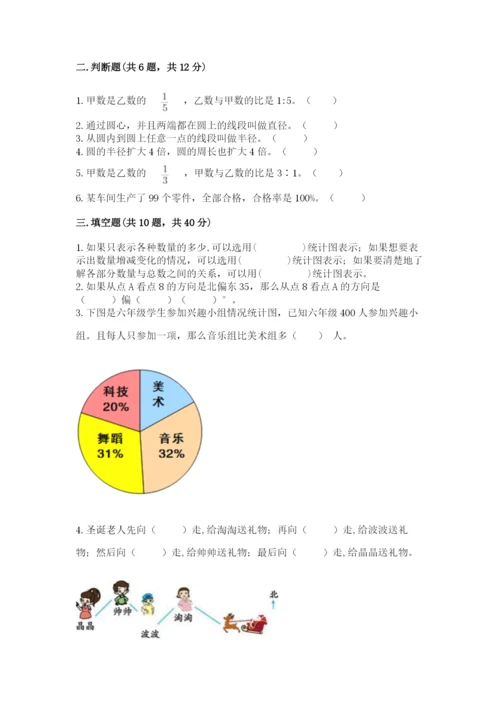 2022年人教版六年级上册数学期末测试卷附下载答案.docx