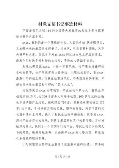 村党支部书记事迹材料 (20).docx