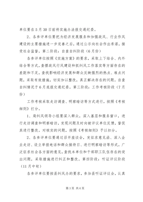 行风政风评议方案.docx