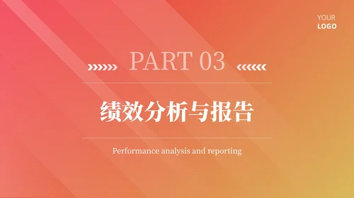 橙色简约风生产运营绩效工作汇报