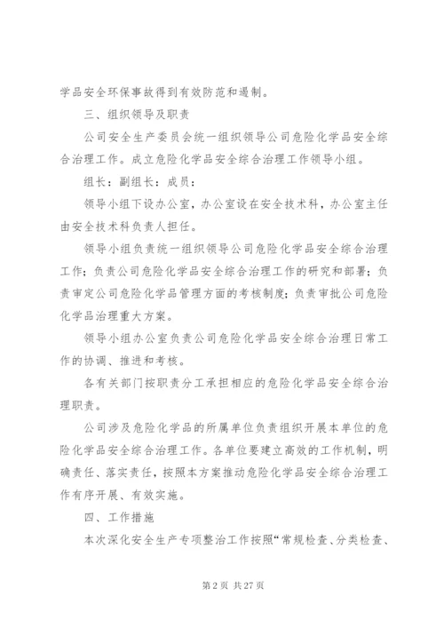 危险化学品专项治理方案.docx
