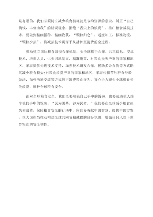 2023年形势与政策粮食安全论文.docx