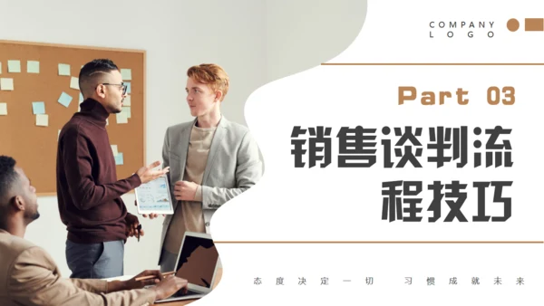 企业销售谈判技巧培训通用PPT模板