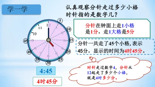 7.认识时间（第2课时课件）(共22张PPT)-二年级上册数学人教版