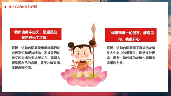哪吒之魔童闹海哪吒精神学习通用PPT模板
