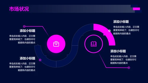 深色科技风格通用总结汇报工作总结PPT演示模板