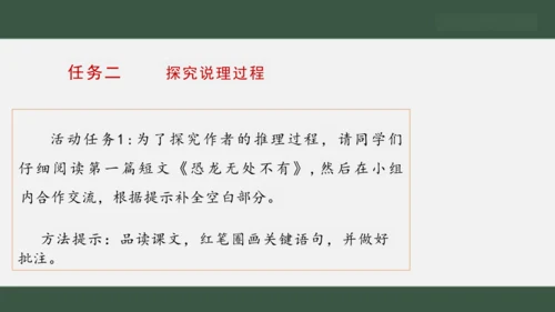 6 阿西莫夫短文两篇 恐龙无处不有 课件（共19张PPT）