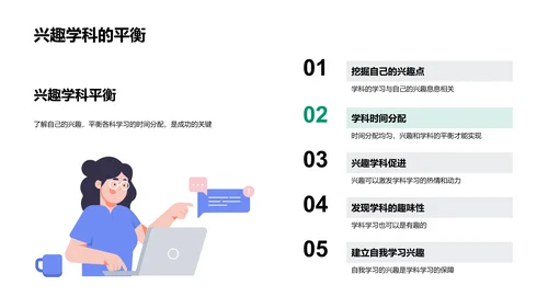 学科间联系的学习指导PPT模板