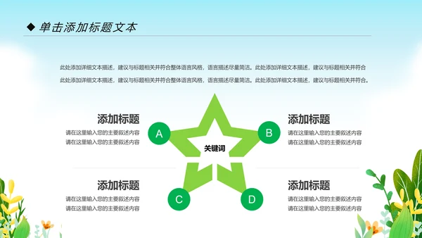 清新健康瑜伽健身瑜伽运动孕妇瑜伽PPT模板