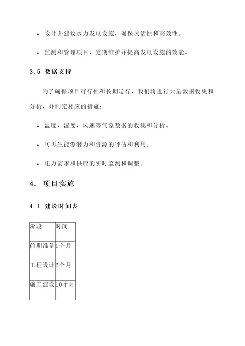 新能源绿电项目规划方案