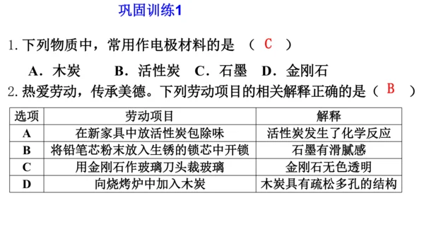第六单元  碳和碳的氧化物 期末复习课件(共36张PPT)-2023-2024学年九年级化学人教版上