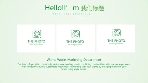 绿色清新医药销售工作总结动态PPT