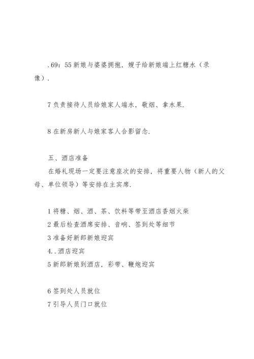 酒店婚礼策划方案范文2022.docx