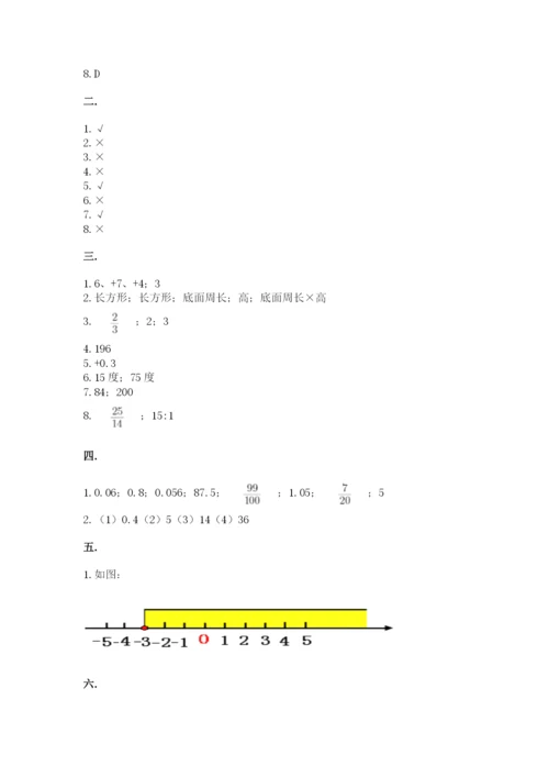 成都外国语学校小升初数学试卷附参考答案（满分必刷）.docx
