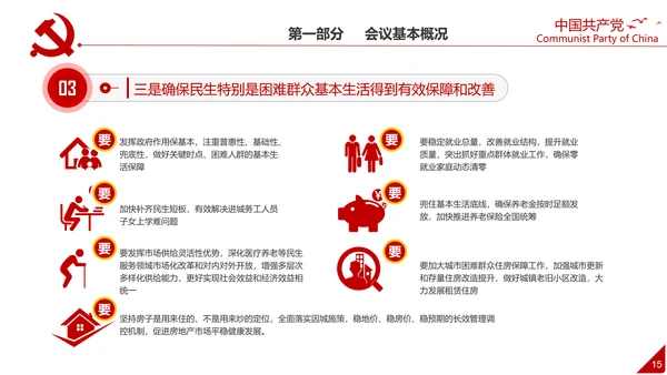 中央经济工作会议解读通用PPT课件模板