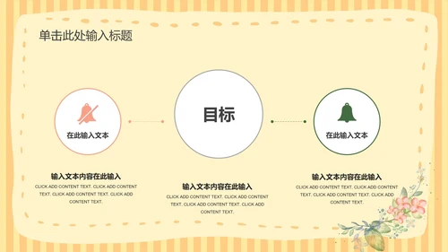 黄色小清新课堂教育教学PPT模板