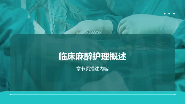 临床麻醉护理个案汇报PPT