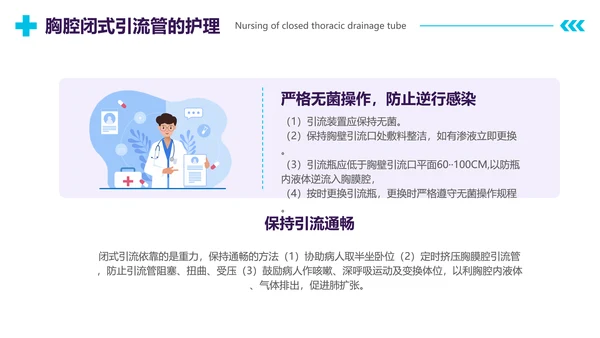 插画风扁平化医疗管路护理培训具体护理措施护士年终工作总结PPT