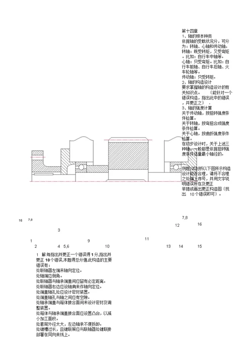 机械设计基础复习计划提纲