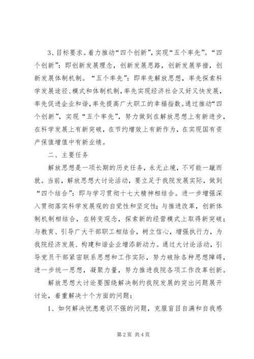 解放思想大讨论活动实施方案 (10).docx