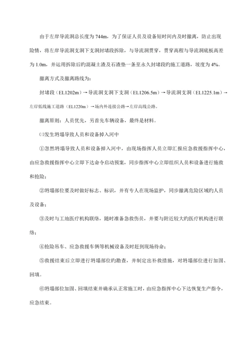 2023年水电站下闸蓄水应急预案.docx