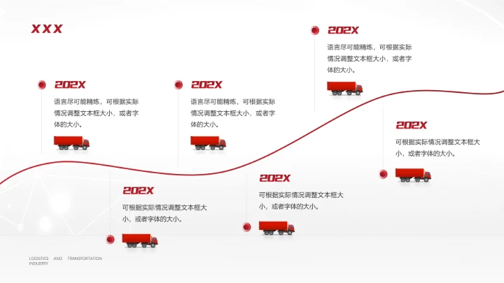物流行业货运物流运输公司企业介绍简介PPT模版1