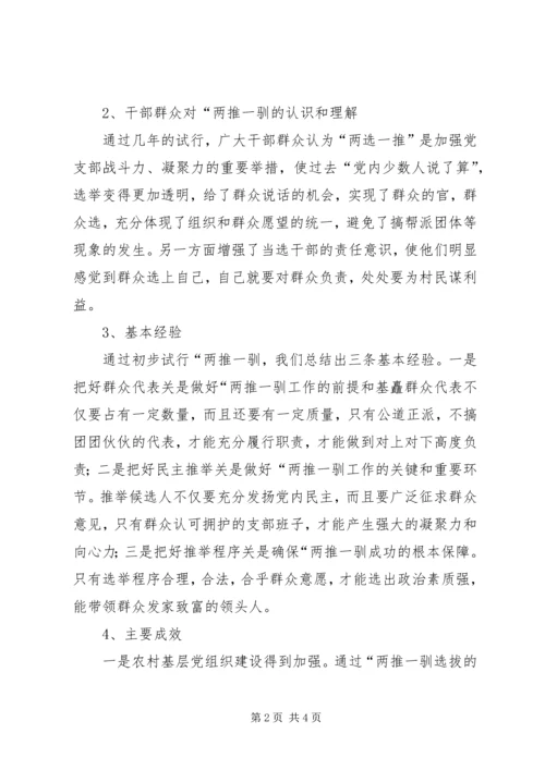 某乡试行村党支部换届选举情况汇报 (6).docx