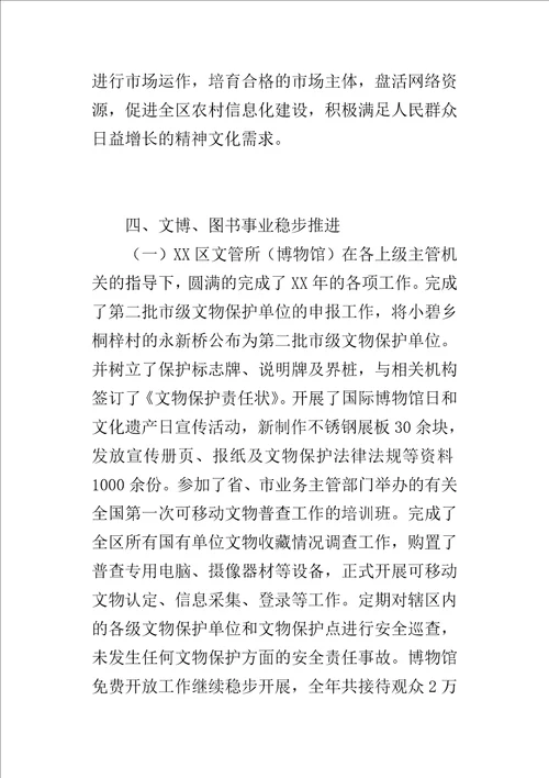 文广新局文化监督执法工作总结