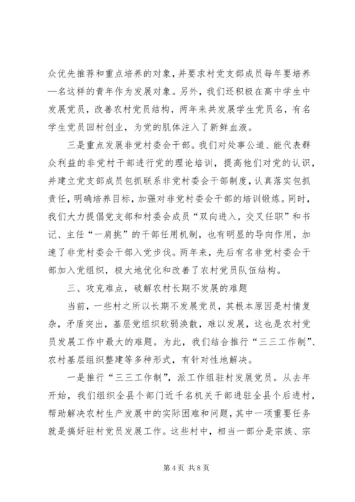 以创新的精神努力破解农村党员发展难题.docx