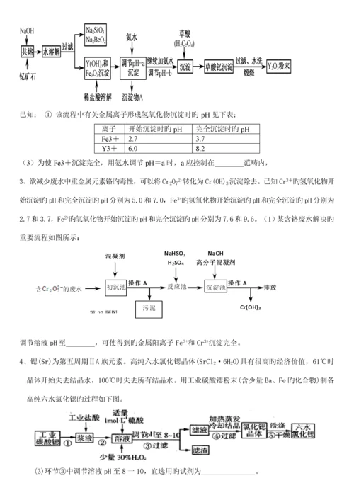 份高考化学解题模板标准工艺标准流程题.docx