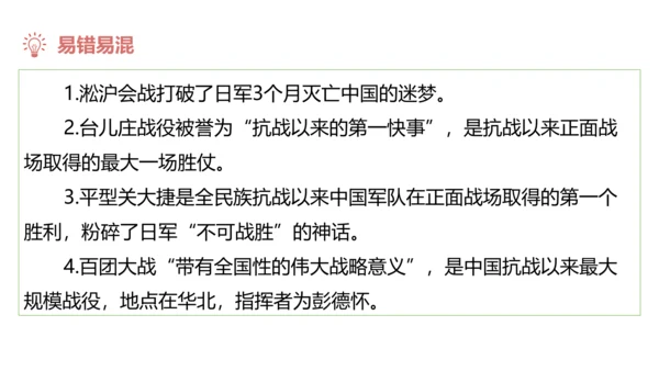 第六单元 中华民族的抗日战争 单元复习课件