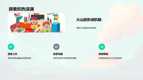 地球板块理论讲解PPT模板