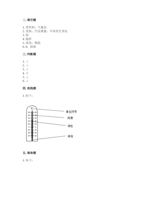 教科版三年级上册科学期末测试卷精品（综合题）.docx