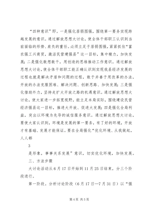 解放思想大讨论活动实施方案 (2).docx