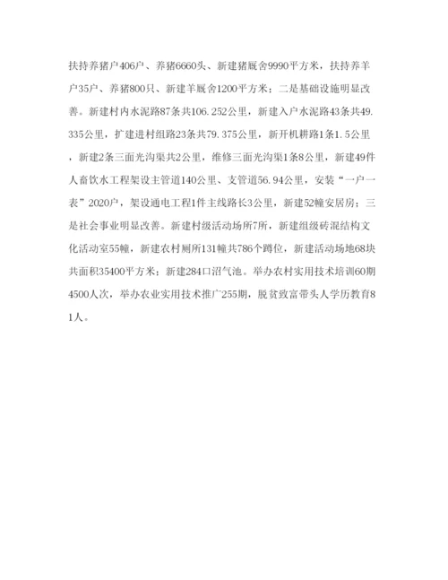 精编年扶贫办视察抗旱救灾工作汇报范文.docx