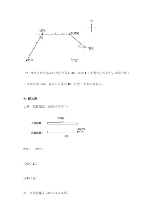 小学六年级上册数学期末测试卷含答案（综合卷）.docx