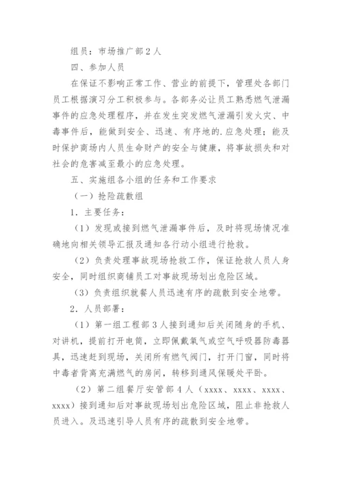 燃气泄漏处置应急预案.docx
