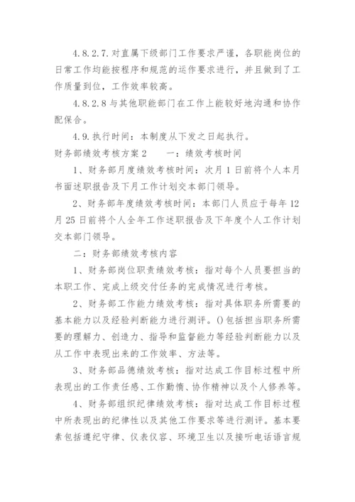 财务部绩效考核方案.docx