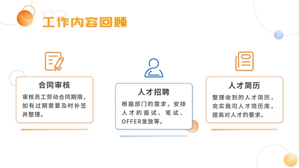 精品橙色渐变简约工作总结汇报PPT模板