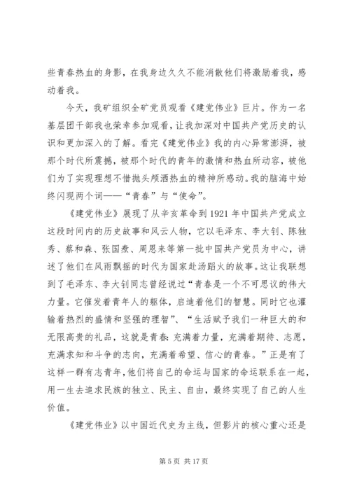 建党伟业读后感[模版]_1.docx