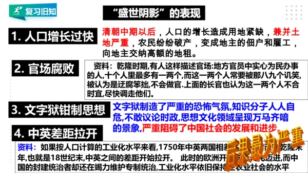 第五单元 绵延不绝的中华文明（三）：封建社会的发展与近代前夜的危机 精品复习课件（50张PPT）