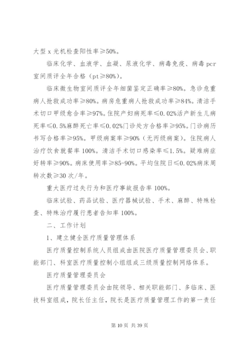 医疗质量控制方案.docx