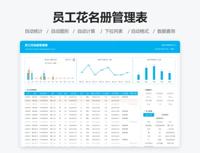 员工花名册管理表